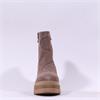Marco Moreo Stockholm SideZip Wedge Boot - Dark Taupe Suede